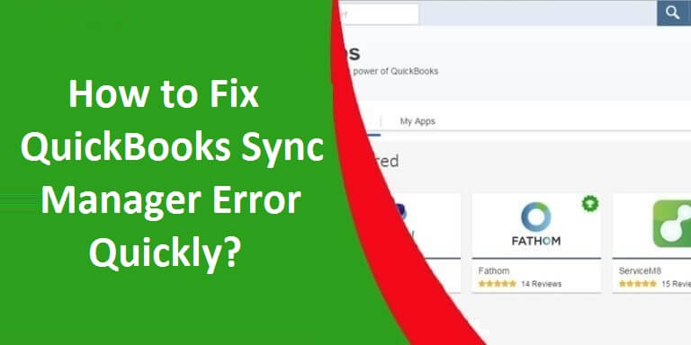 Quickbooks Sync Manager Error