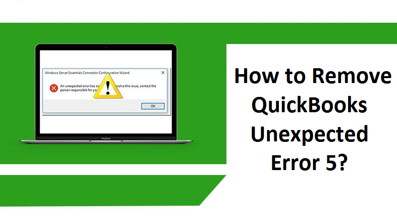 Quickbooks Unexpected Error 5